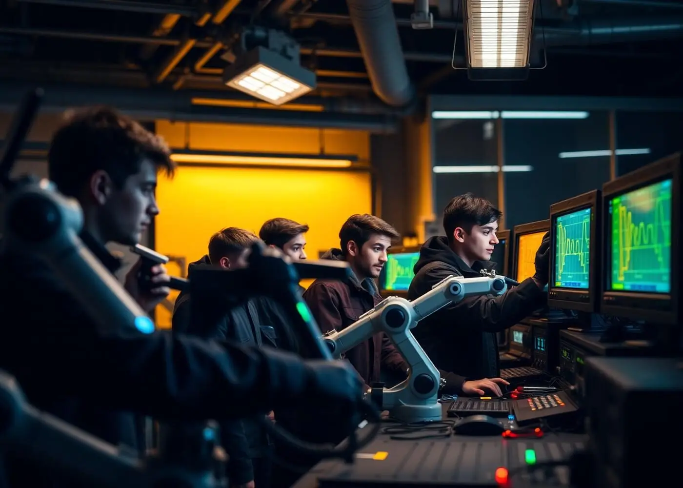 Native Engineering team in the lab